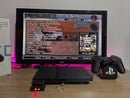 PlayStation 2 Slim Completo + OPL com 50 Jogos + 2 Controles
